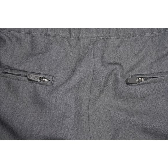 FIGS Technical Collection Scrub Set Gray V-Neck Top Pants Size M Medical Uniform - Picture 10 of 11